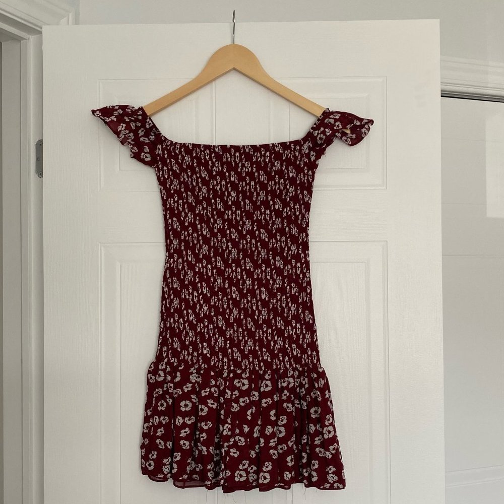 Zara Off The Shoulder Floral Dress